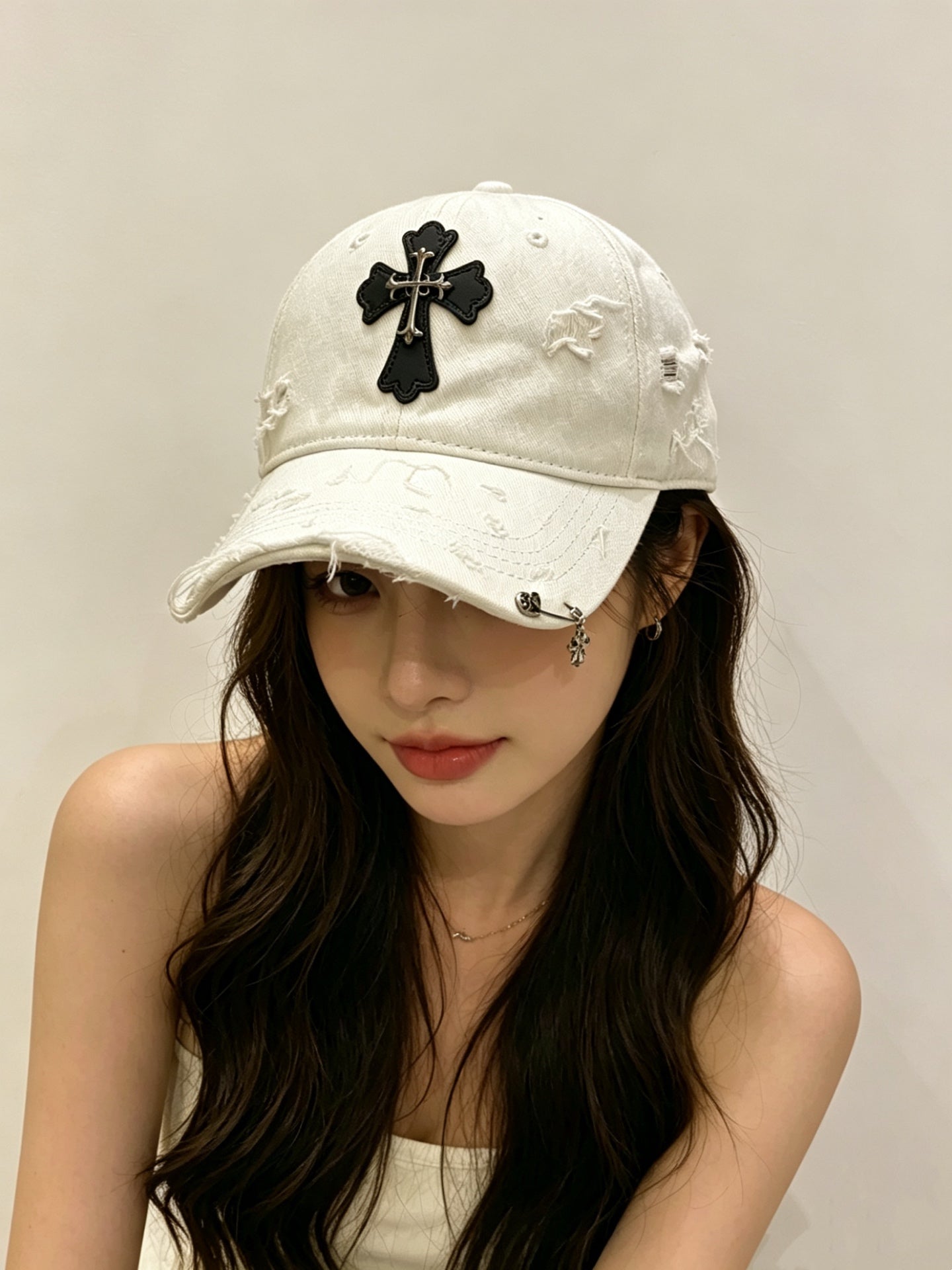 CHROME HEARTS Washed Baseball Cap