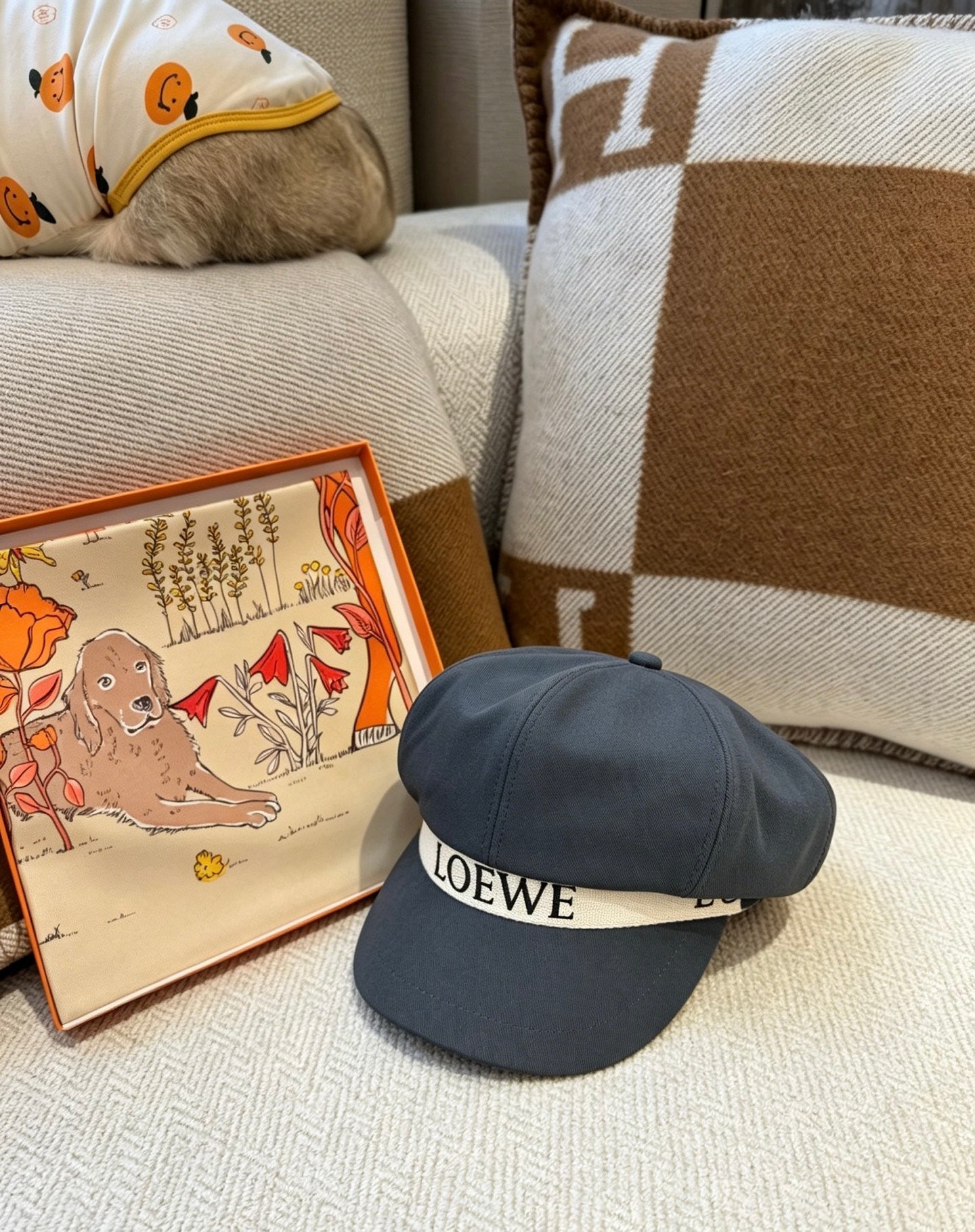 LOEWE Logo Baker Boy Cap