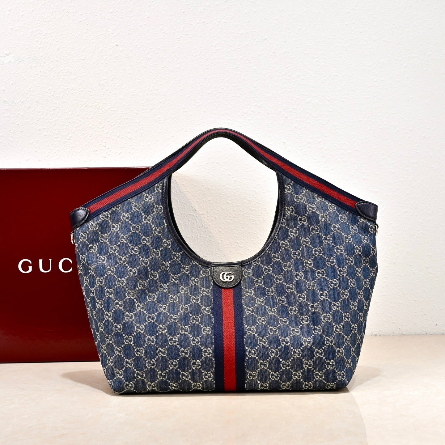 GUCCI Giglio Series Tote Bag