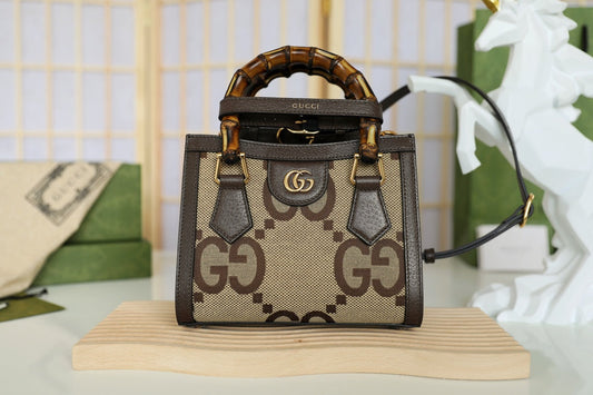 Gucci Diana Bamboo Handle Mini Top Handle Bag