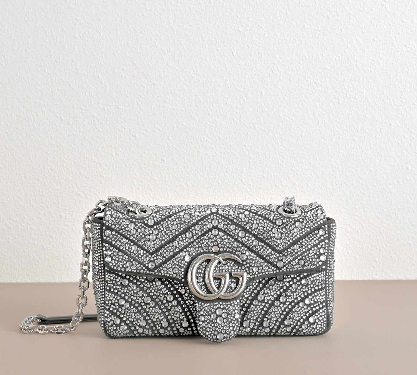 Gucci GG Marmont Crystal Shoulder Bag – 837280